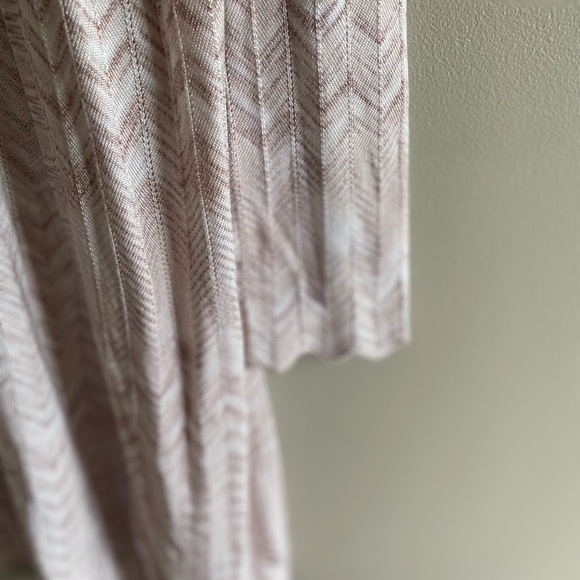 White House Black Market Open Cardigan Women XS Long Sleeve Beige Preppy Sweater - Picture 8 of 8